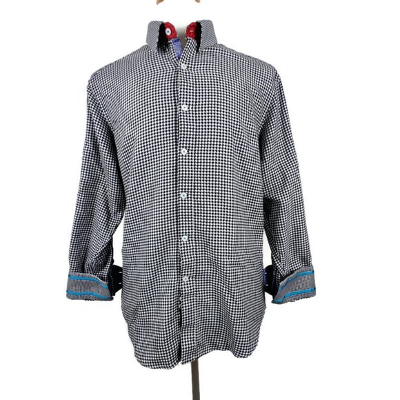 Robert Graham Other - Robert Graham X Collection White with Black Check